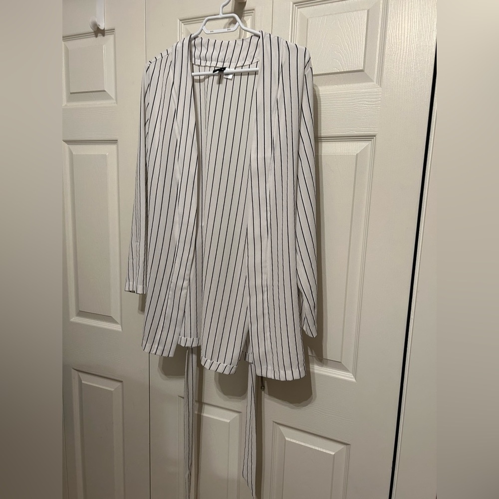 H&M Striped Kimono